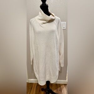 Athleta Off-White Cowl Neck Sweater